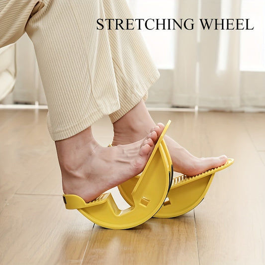 1pc Stretching Wheel - Leg Trainer with Manual Resistance, Non-Electric, Plastic Material, Professional Medical Equipment for Home Fitness / Physical Relax - For All Fitness Levels - Suitable for Home & Gym Use - Great Gift f