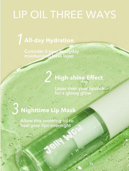 ✨ Jelly Wow Lip Oil – Glossy & Moisturizing Lip Care in Multiple Shades