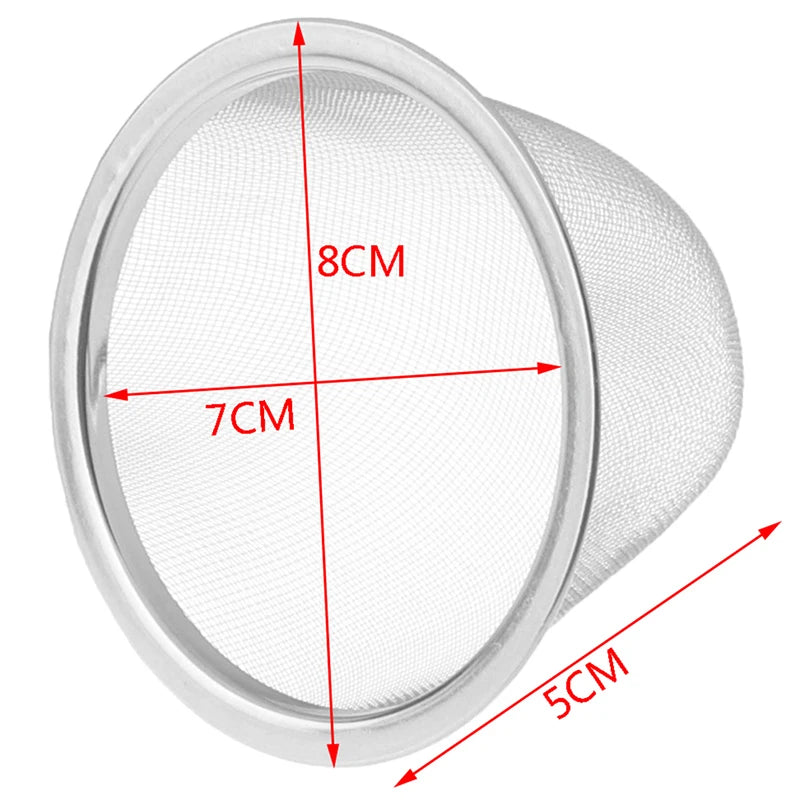 Diameter 6-8CM Reusable Stainless Steel Mesh Tea Infuser Strainer Teapot Tea Leaf Spice Filter Drinkware Kitchen Accessories
