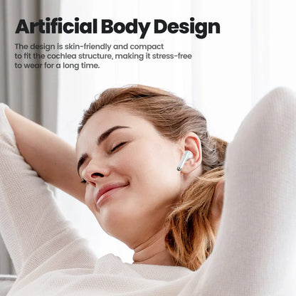 Toocki V08 TWS Bluetooth 5.3 Wireless Earphones IPX4 Waterproof Mono-binaural Mode Compatible Touch Control Headphone with Mic