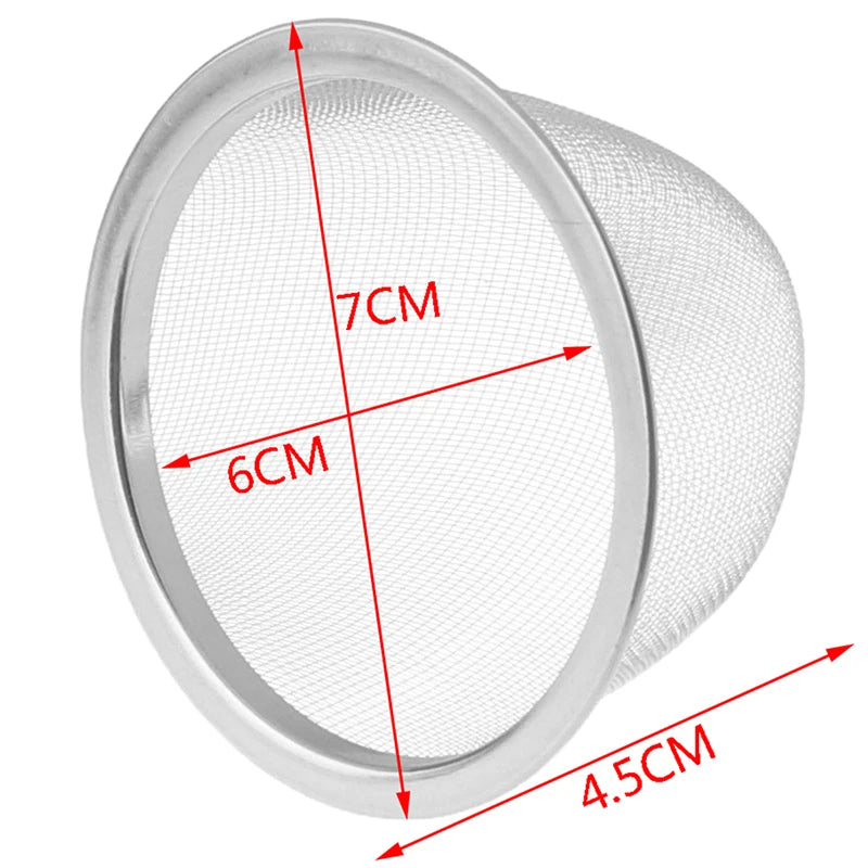 Diameter 6-8CM Reusable Stainless Steel Mesh Tea Infuser Strainer Teapot Tea Leaf Spice Filter Drinkware Kitchen Accessories