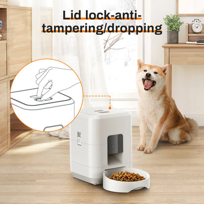 2025 NEW 2L Automatic Pet Feeder Wifi version Smart Cat Feeder Dog Slow Food Dispenser Regular And Quantitative Feeding Of Pets