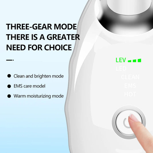 LED Photon Therapy Neck Massager EMS Hot Facial Skin Tightening Beauty Instrument Micro Current  Rejuvenation Instrument
